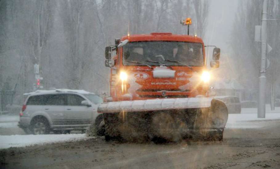 Работу снегоуборочной техники на автотрассах Липецкой области координирует система ГЛОНАСС