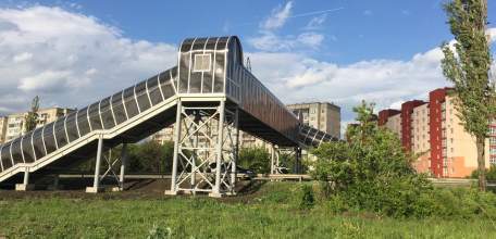 Татьяна Голикова показала Владимиру Путину надземный переход в&nbsp;никуда