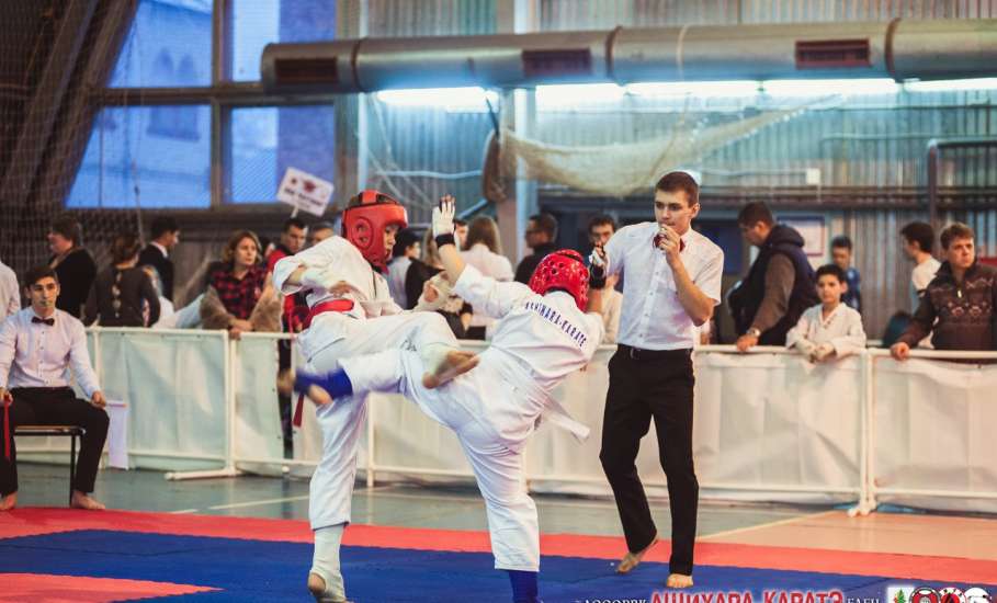 Открытое первенство и чемпионат Липецкой области по всестилевому каратэ собрал в Ельце более 300 спортсменов