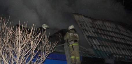 Загорание дома в г. Ельце