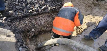 Аварийное отключения на сетях водоснабжения в г. Елец