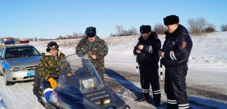 В Липецкой области завершилась первая неделя профилактической операции &laquo;Снегоход-2018&raquo;