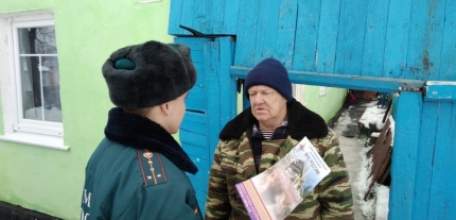 Жителям Елецкого района Липецкой области напомнили о пожарной безопасности