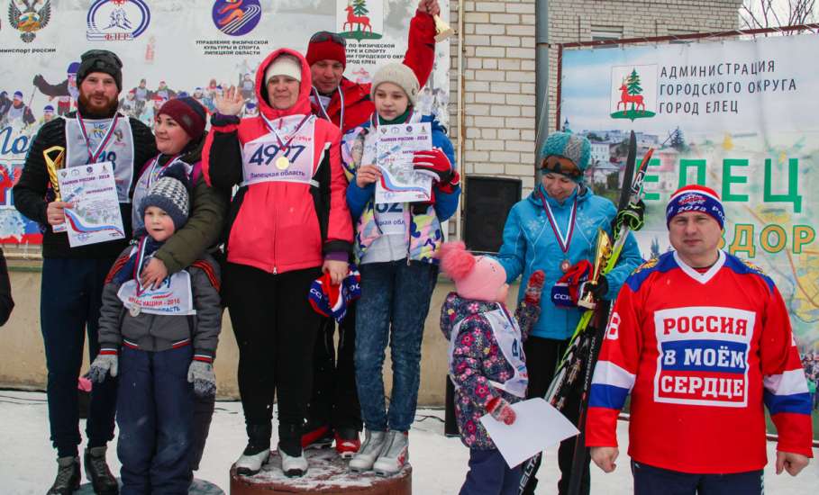 10 февраля на городской лыжной базе Ельца состоялось торжественное открытие гонки «Лыжня России 2018»