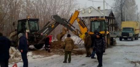 Аварийное отключение холодного водоснабжения в г. Елец