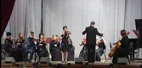 В ДШИ № 3 г. Ельца состоялся концерт классической музыки с участием камерного оркестра Липецкой филармонии и юных музыкантов