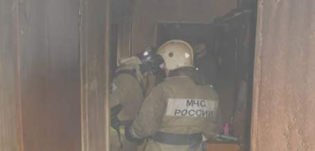 Загорание дома в г. Елец