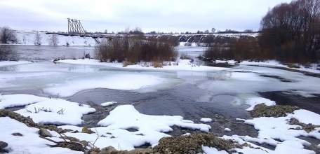 В связи с паводком в Липецкой области перекрывается движение через речные переправы