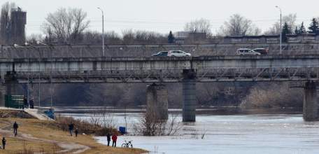 В Ельце уровень воды в р. Быстрая Сосна стал уменьшаться