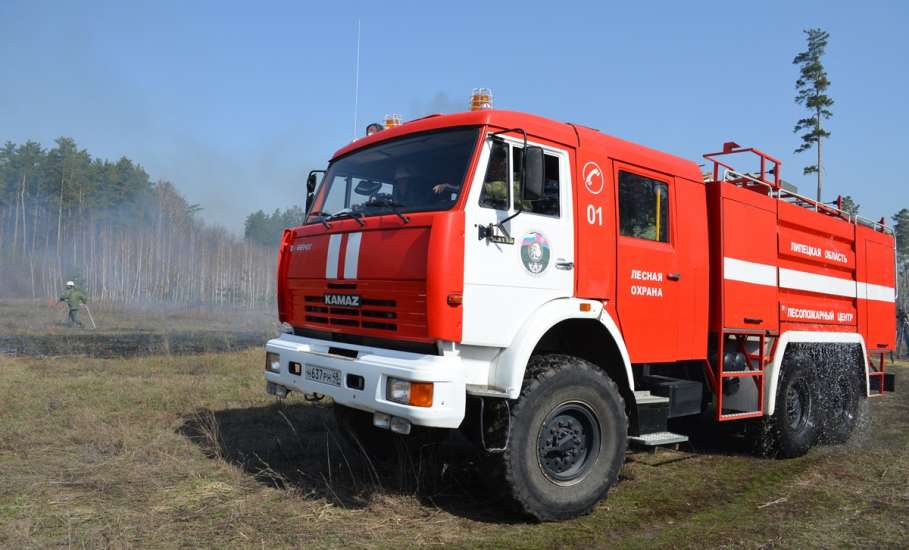 В лесах Липецкой области объявлен пожароопасный сезон