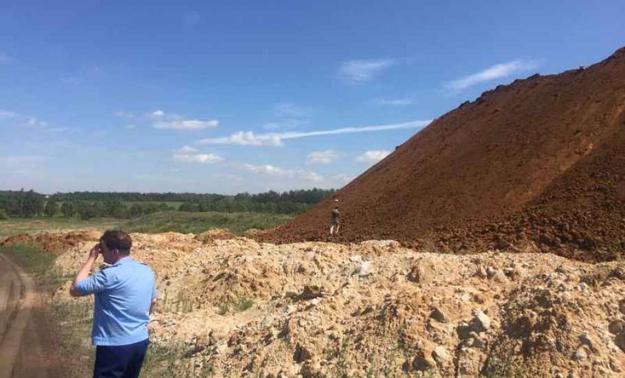 Прокуратура Елецкого района пресекла нарушения законности при разработке месторождения строительных песков