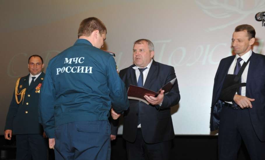 В Ельце отметили 100-летие пожарной охраны
