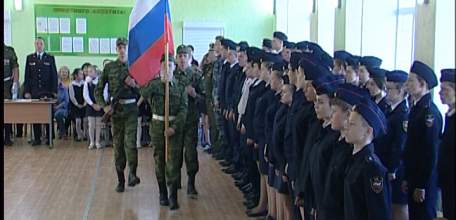 В школе № 23 г. Ельца прошли традиционные соревнования среди кадетов