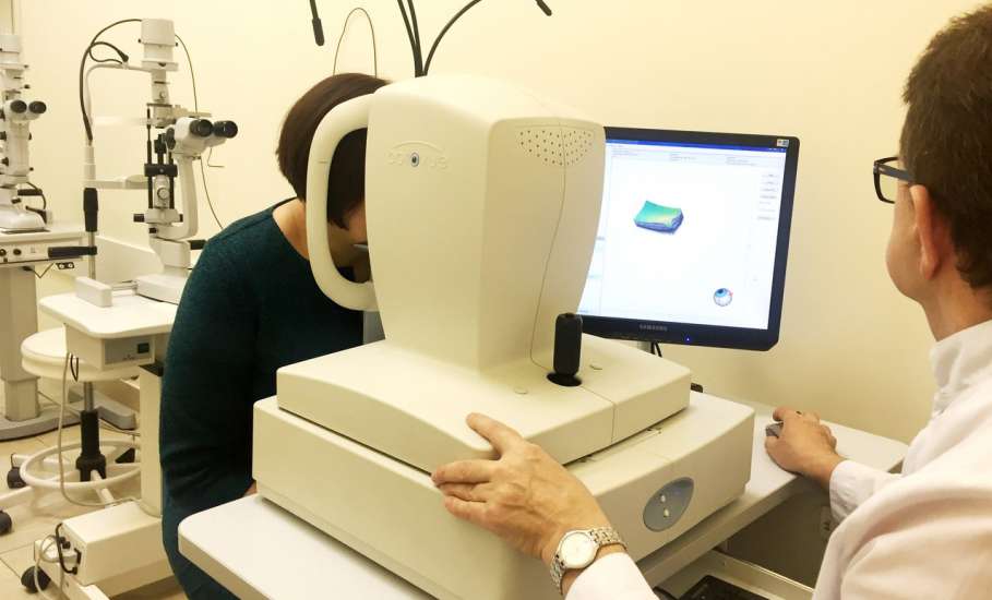 В Клинике доктора Шаталова Вы можете пройти оптическую когерентную томографию глаза