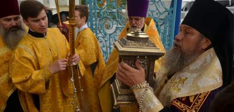 В Елец прибыл ковчег с частицей мощей святителя Николая Чудотворца