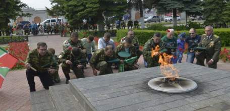 День пограничника в Ельце