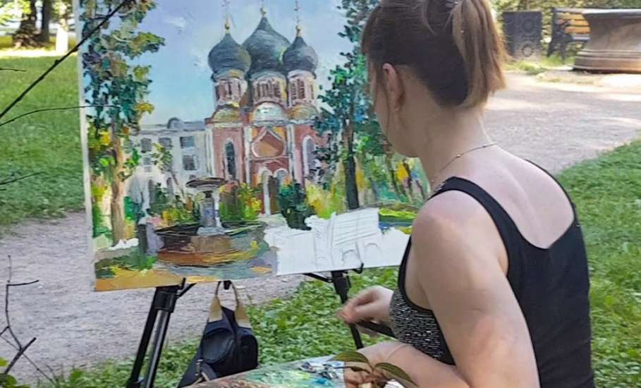 Пленэр, посвященный памяти живописца Николая Климова, открылся в Ельце