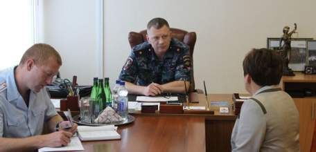Начальник УМВД России по Липецкой области провёл выездной приём граждан в городе Ельце