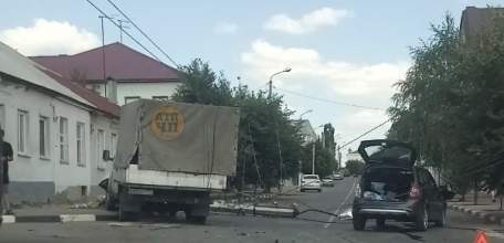 2 августа в Ельце на улице Карла Маркса произошло ДТП