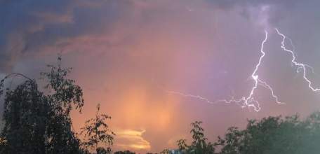 6 августа в Липецкой области ожидается гроза и шквалистое усиление ветра до 16 м/с