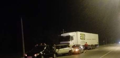 В Елецком районе на трассе Р-119 четыре автомобиля попали в ДТП