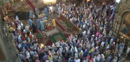 Во всех православных храмах Ельца прошли молебны на начало нового учебного года